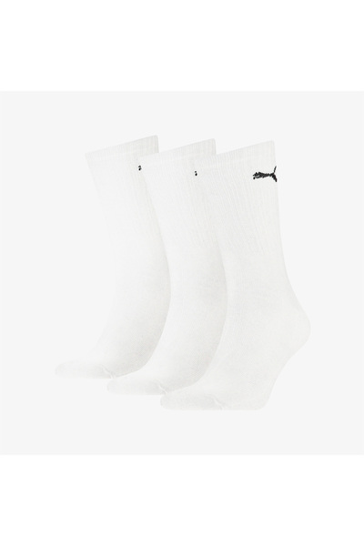 Unisex Sports Socks, 3 Pairs - Tennis Socks, Crew Sports Socks, Big Size