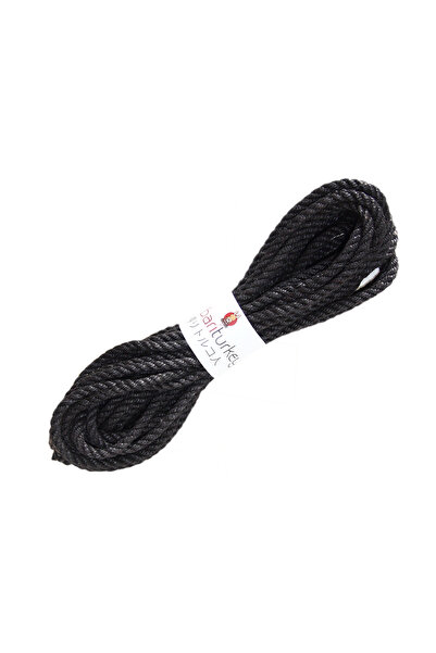 Shibari јаже црно (професионална серија 6mm / 8mt)