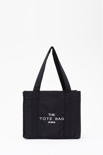 Black U45 Canvas Fabric, Single Compartment, Snap Closure, Strap, Hand, Arm and Shoulder Bag