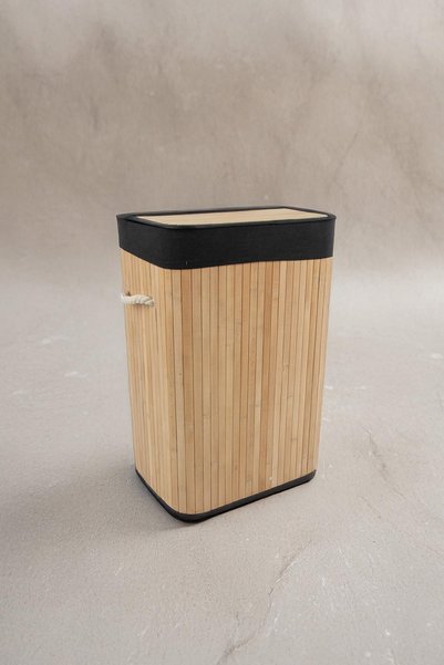 |   Foldi |   Bamboo Knitted Laundry Basket