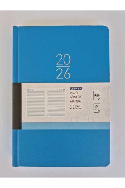 2026 AGENDA 100-ECK 14X20 DAILY AGENDA TURQUOISE