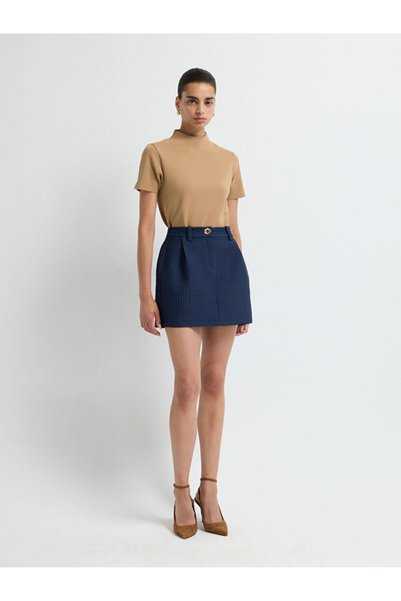 Quilted Mini Skirt