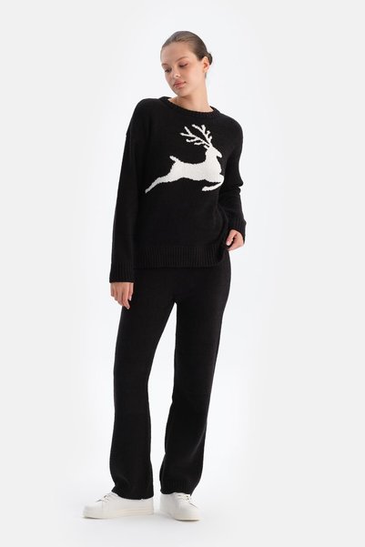 Black Fleece Trousers