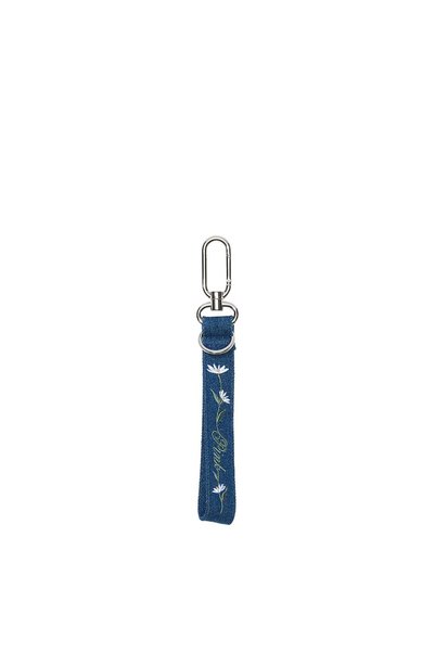 Denim Bracelet Keychain