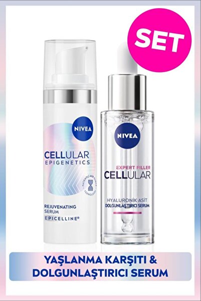 Cellular Epigenetics серум за подмладување против стареење и брчки 30ml и сет за волумен