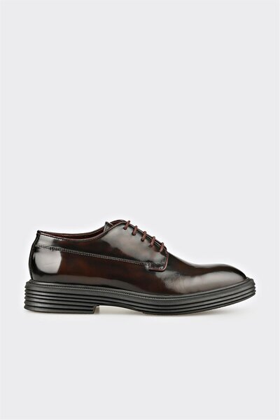 Brown Leather Men's Classic Shoes