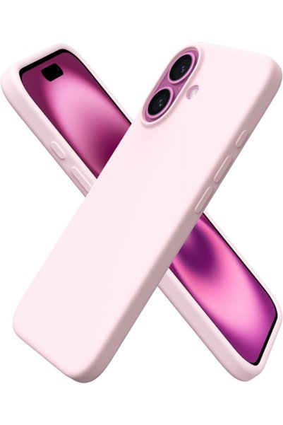 Apple iPhone 17 Compatible - Sand Launch Liquid Silicone Case, Shock Resistant Cover