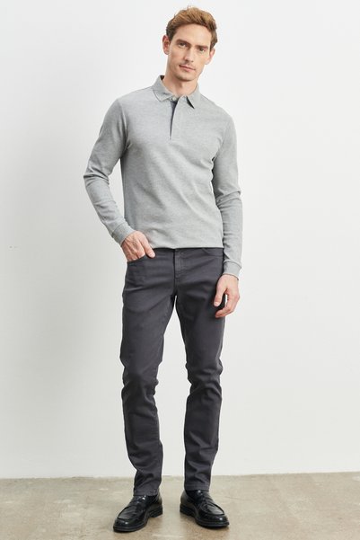 Men's Anthracite Altınyıldız Classics Flexible Trousers