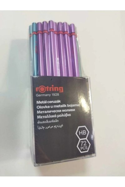 Metallic Pencil Hb 72Pcs
