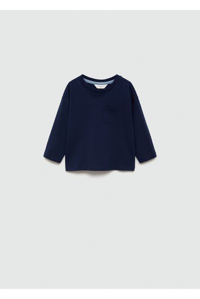 Navy Blue Baby Boy T-Shirt 87020650