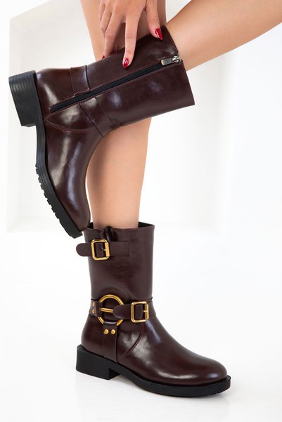 Burgundy Women's Boots & Booties 20863