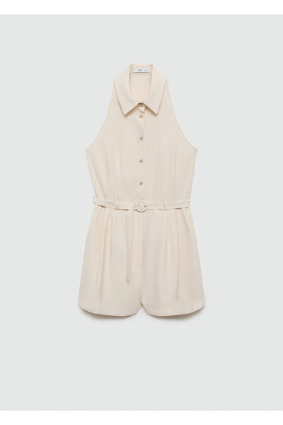 Belted Shorts Jumpsuit