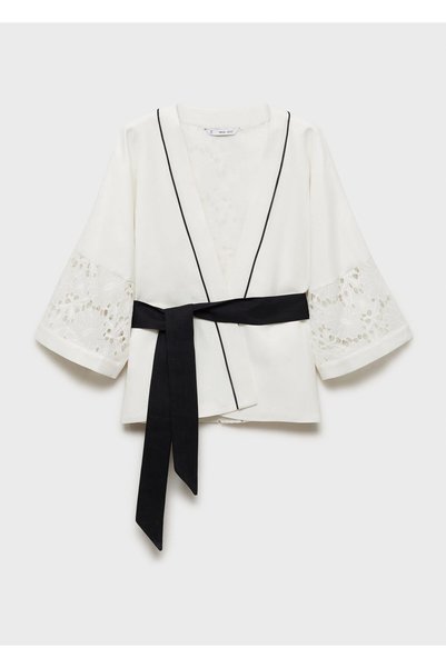 White Women's Kimono&Kaftan 87064781