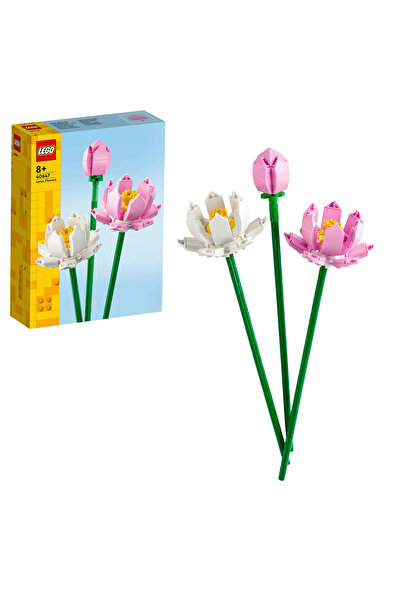 ® Botanicals Lotus Flowers 40647 – сет за составување играчки за деца над 8 години (220 парчиња)
