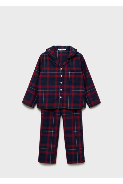 Dark Red Baby Girl Pajama Bottoms 77018271