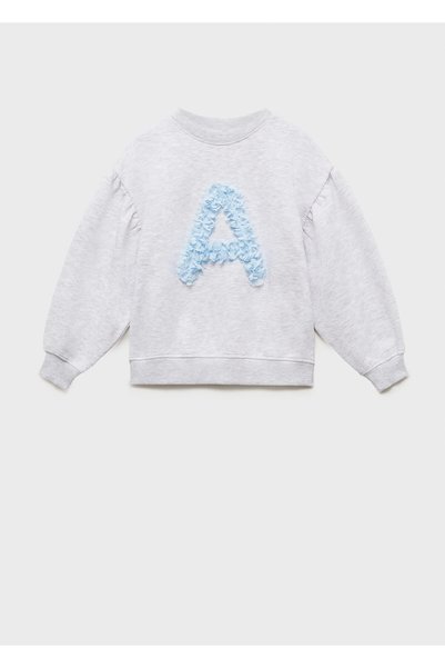 Light Gray Girl's Sweatshirt 77036007
