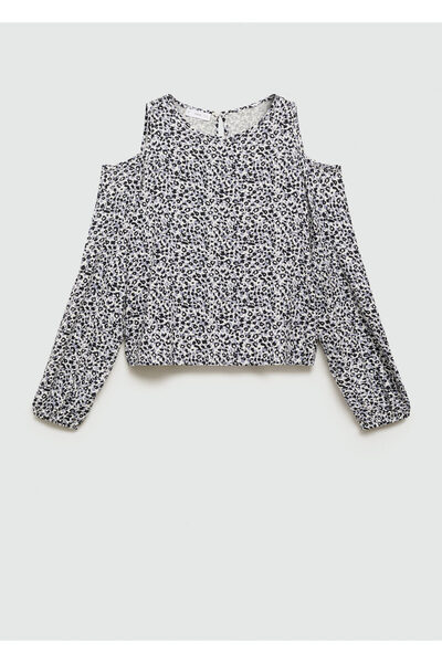 Navy Blue Girl's Blouse 77015990