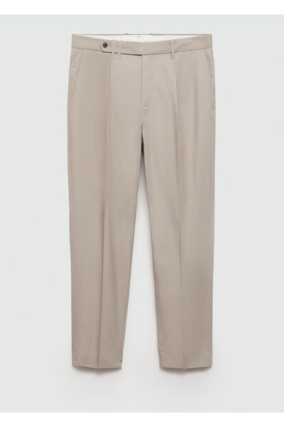 Slim-Fit Lyocell Plier Trousers
