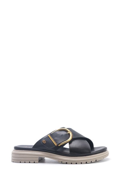 Inci Geminni 5Fx Black Women's Slippers