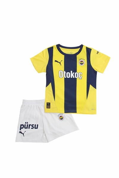 Fenerbahçe Home Minikit Детски Дрес Со Тркалезен Изрез