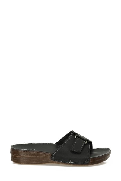 607035.Z5Pr Black Women's Slippers