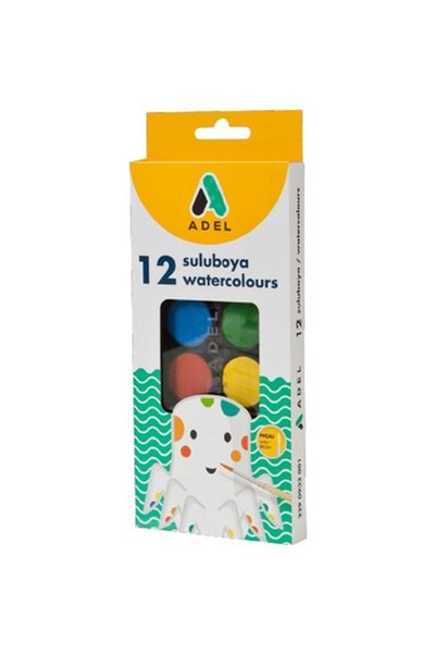 Watercolor Small Size 12 Pack