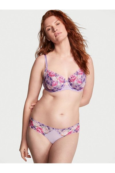 Flower Embroidered Cheekini Panties