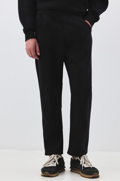 Men's Premium Pocket Detail Sweatpants Black 2033