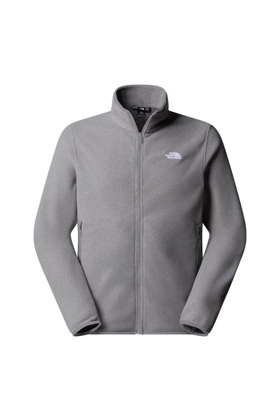 Men's Glacier Full Length Zippered Fleece Nf0A8D0Rcqı1 Gray-Xl