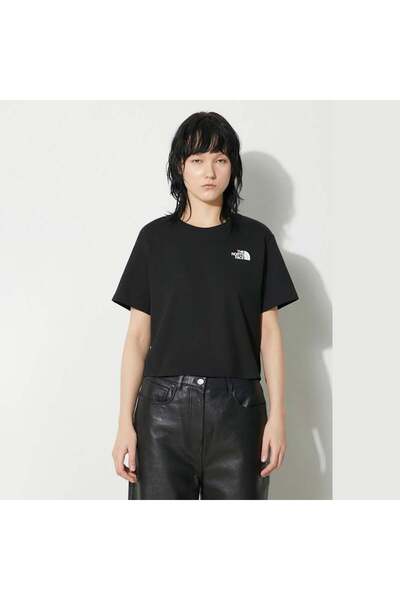 W Simple Dome Cropped Slim Tee Women's T-Shirt Nf0A87U4Jk31