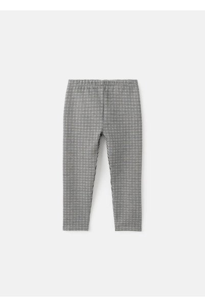 Leggings with Houndstooth Print