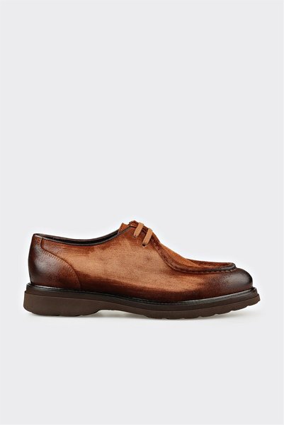 Tan Leather Men's Casual Shoes