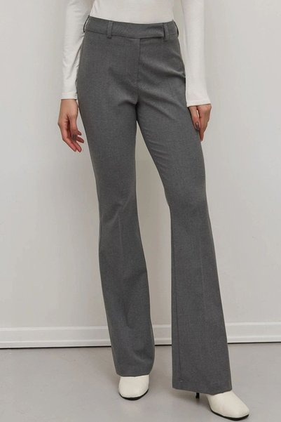Viscose Blend Flare Premium Woven Trousers