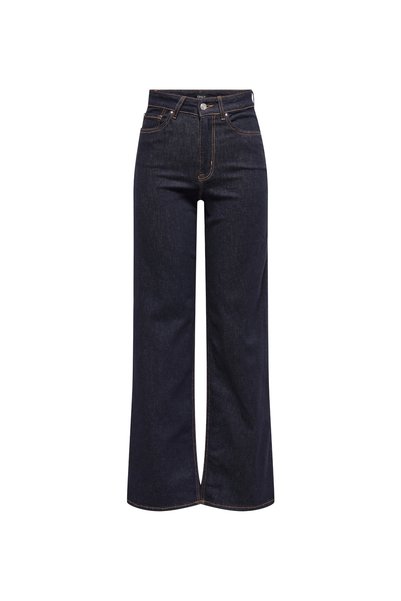 High Waist Wide Leg Regular Dark Blue Women's Denim Pants Onlmadison Blush Hw Wide Dnm Rea024