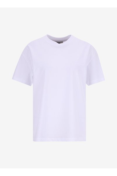 Crew Neck Plain White Women's T-Shirt Pbf5Wl-Tst9524