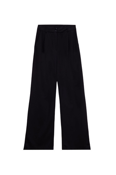 Standart Waist Relaxed Black Women's Pants Pbf5Wl-Pnt9523