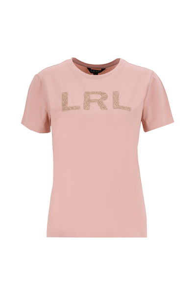 Crew Neck Pink Women's T-Shirt KATLIN-SHORT SLEEVE-T-SHIRT