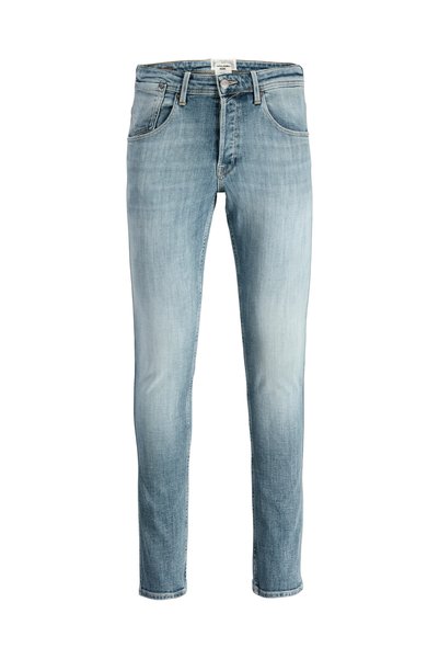 Low Waist Tight Blue Men's Denim Pants 12282589_Jjiglenn Jjdenver Jj 544