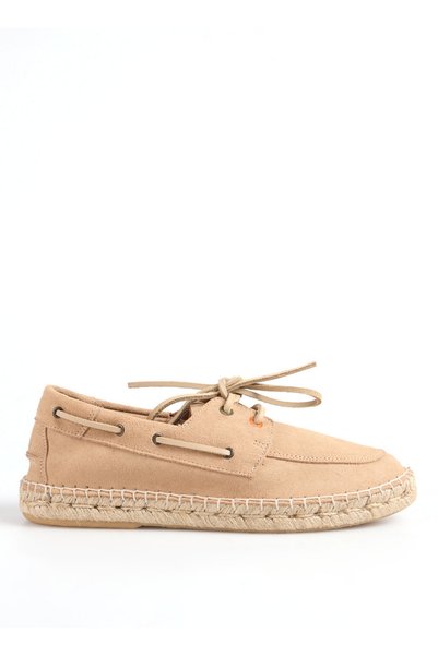 Leather Sand Men's Espadrilles Nautico
