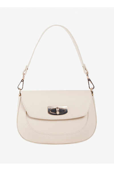Floter Buckle Detailed Covered Shoulder Bag