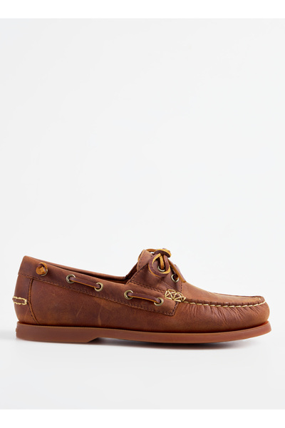 Leather Brown Men's Casual Shoes Merton