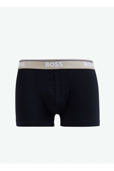 Black Men's Boxer Trunk 3P Power