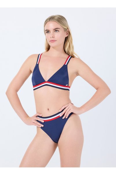 Navy Blue Women's Bikini Top J5Sl-Swm75052