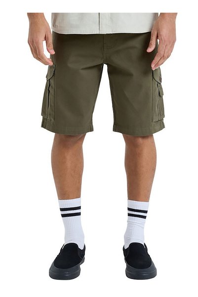 Eqyws03881 Crucial Battle Cargo Green Standard Fit Men's Shorts