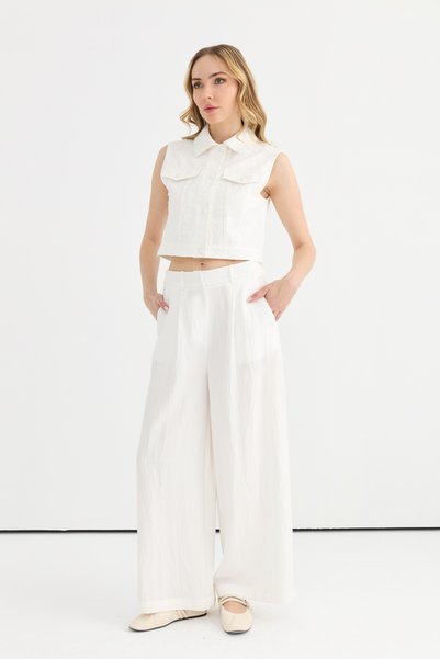 Ecru Women's Vest 25Ysl2062
