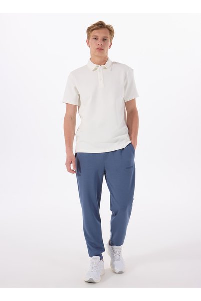 D5Sm-Ea3853 Indigo Relaxed Straight Men's Sweatpants