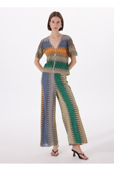 Standard Waist Normal Multicolor Women's Pants F5Sl-Pnt0005