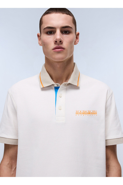 Napapijri Np0A4Id4N1A1-E-Zeri Ss White Relaxed Men's T-Shirt