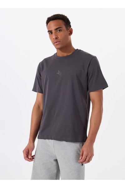 Crew Neck Smoked Men's T-Shirt 12288374_Jprblulogo Tee Ss Crew Nec