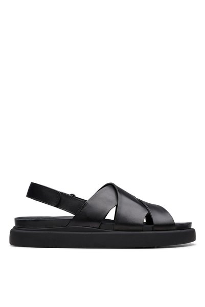 Leather Black Women's Sandals 26181255